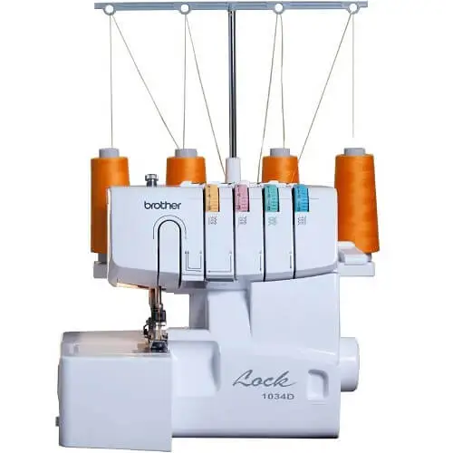 BEST SERGER MACHINE: Photo of the Brother Serger 1034D Heavy-Duty Metal Frame Overlock Machine