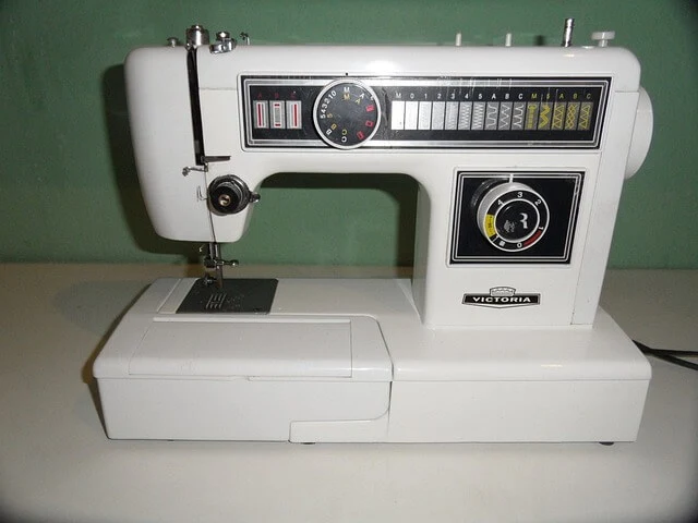 photo of a household sewing machine