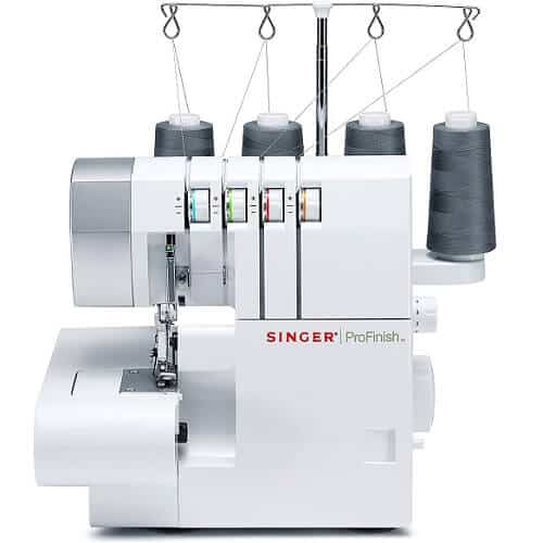 photo of a serger sewing machine