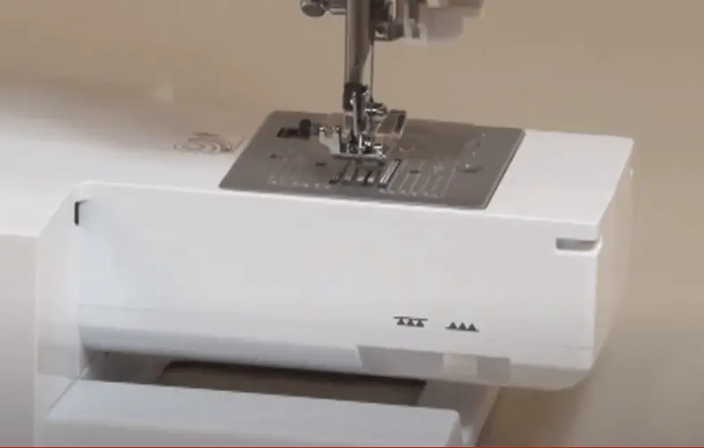 photo of a sewing machine free arm