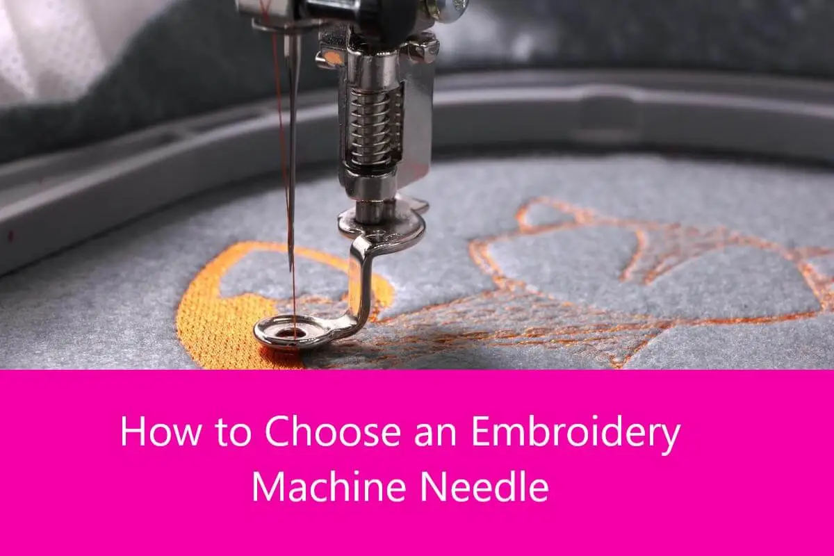 choosing machine embroidery needles for beginners