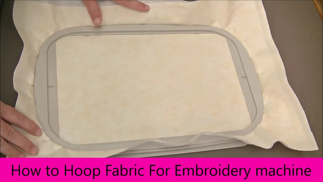 embroidery machine hoop