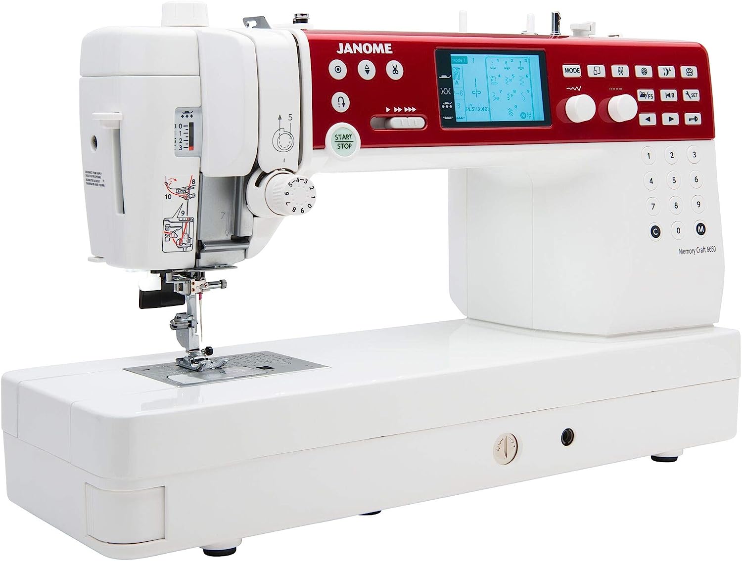Janome Memory Craft 6650 demonstrating its intermediate quilting capabilities - Janome Quilting Machines