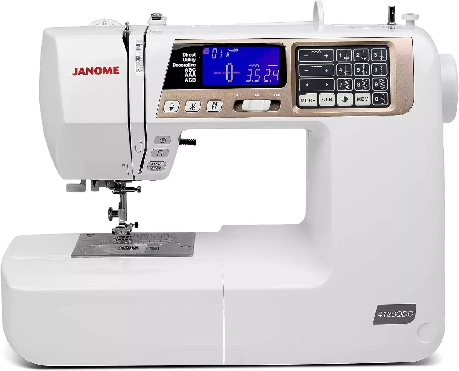 BEST COMPUTERIZED SEWING MACHINE: Photo of the Janome 3160QDC Sewing Machine