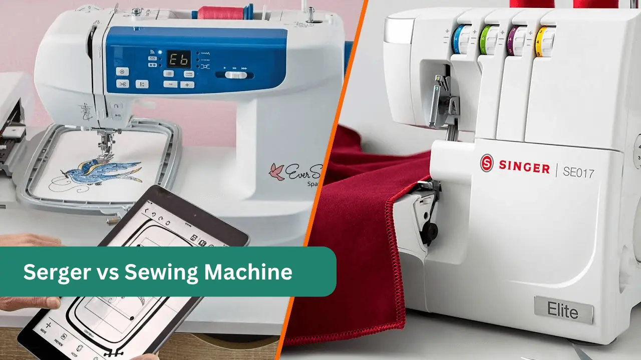serger vs sewing machine